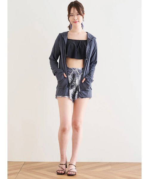 セール】【UV】スムースラッシュパーカー（ラッシュガード）｜LUDIC