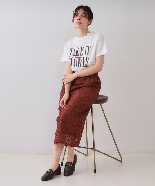 OPAQUE.CLIP（オペークドットクリップ）の「【抗菌防臭加工/通勤対応】チェーンデザインローファー（パンプス・レディース・ブラウン系その他/ブラック・01/02/03）」の3枚目の写真