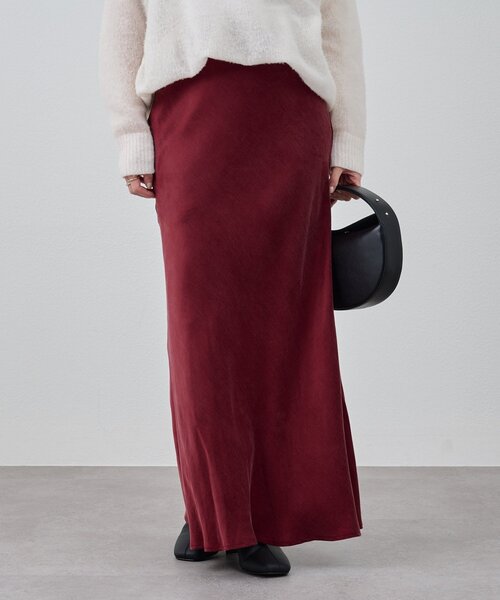 SHENERY（シーナリー）の「ニュアンスマーメイドスカート（スカート・レディース・オフホワイト/チャコールグレー/ボルドー/ピンク・36/38）」の4枚目の写真