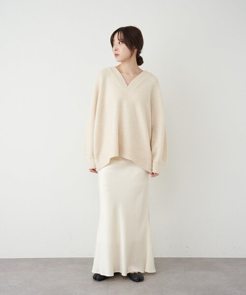 SHENERY（シーナリー）の「ニュアンスマーメイドスカート（スカート・レディース・オフホワイト/チャコールグレー/ボルドー/ピンク・36/38）」の7枚目の写真