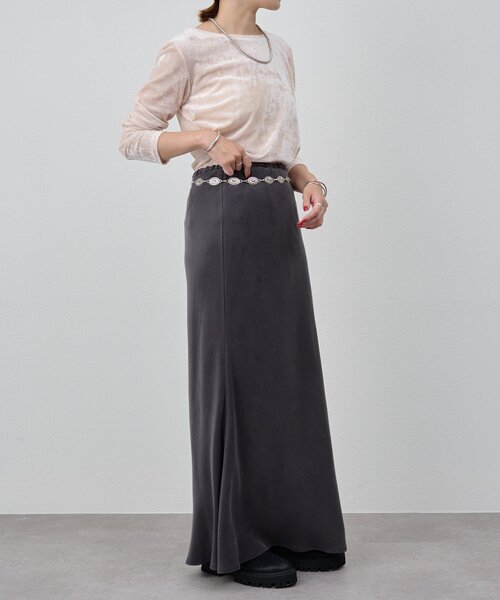 SHENERY（シーナリー）の「ニュアンスマーメイドスカート（スカート・レディース・オフホワイト/チャコールグレー/ボルドー/ピンク・36/38）」の15枚目の写真