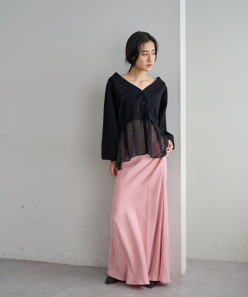 SHENERY（シーナリー）の「ニュアンスマーメイドスカート（スカート・レディース・オフホワイト/チャコールグレー/ボルドー/ピンク・36/38）」の20枚目の写真