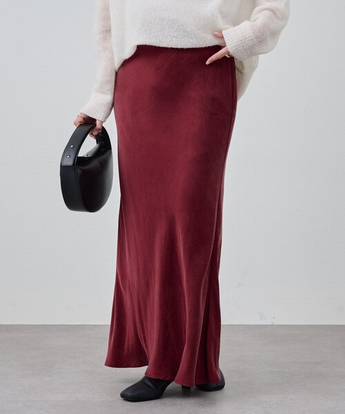 SHENERY（シーナリー）の「ニュアンスマーメイドスカート（スカート・レディース・オフホワイト/チャコールグレー/ボルドー/ピンク・36/38）」の8枚目の写真