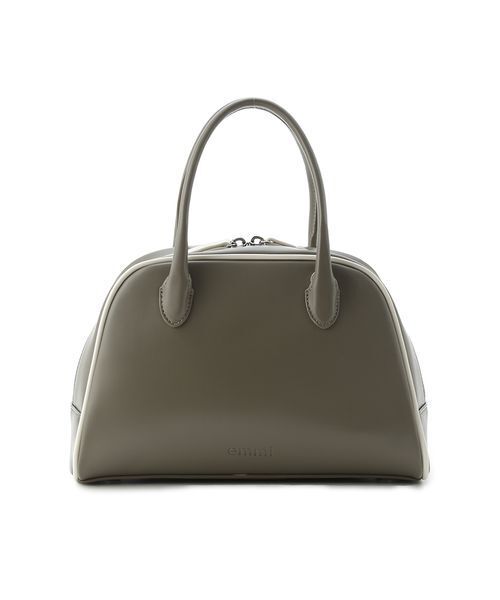 emmi（エミ）の「フェイクレザーパイピングボストンバッグ（ボストンバッグ・レディース・ネイビー/ブラウン/オリーブ・F）」の15枚目の写真