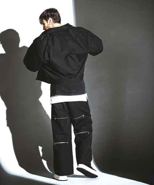 NO ID.(ノーアイディ)の「【NO ID.】2-Way Wide Pants / 2ウェイ ワイド パンツ(その他パンツ・メンズ・ブラック/グレー・2/1)」の20枚目の写真