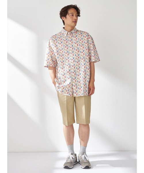 McGREGOR(マックレガー)の「リゾート柄シャツ(ヨット)(シャツ/ブラウス・メンズ・ネイビー/ナチュラル・L/M)」の3枚目の写真