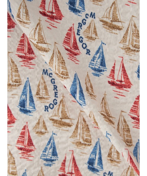 McGREGOR(マックレガー)の「リゾート柄シャツ(ヨット)(シャツ/ブラウス・メンズ・ネイビー/ナチュラル・L/M)」の11枚目の写真