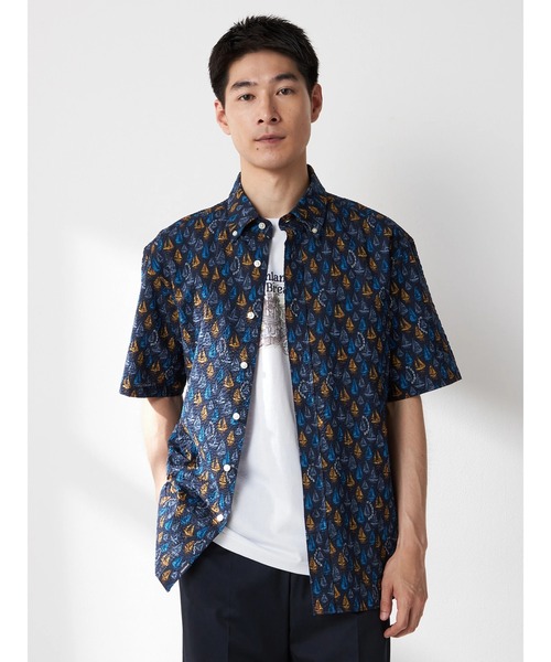 McGREGOR(マックレガー)の「リゾート柄シャツ(ヨット)(シャツ/ブラウス・メンズ・ネイビー/ナチュラル・L/M)」の14枚目の写真