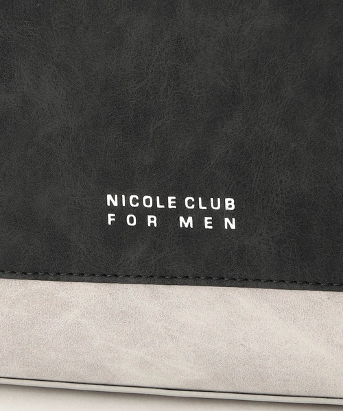 NICOLE CLUB FOR MEN（ニコルクラブフォーメン）の「フックバックルトートバッグ（トートバッグ・メンズ・ブラック/ブラック×グレー/グレー系/ネイビー・FREE）」の11枚目の写真