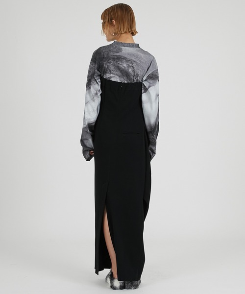 PRANK PROJECT（プランクプロジェクト）の「チューブドレス / Tube Dress（ワンピース・レディース・グレイッシュベージュ/ブラック/グレー・38/36）」の6枚目の写真