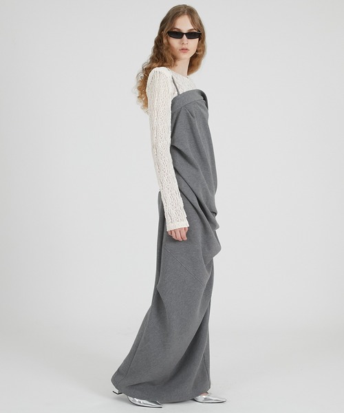 PRANK PROJECT（プランクプロジェクト）の「チューブドレス / Tube Dress（ワンピース・レディース・グレイッシュベージュ/ブラック/グレー・38/36）」の12枚目の写真