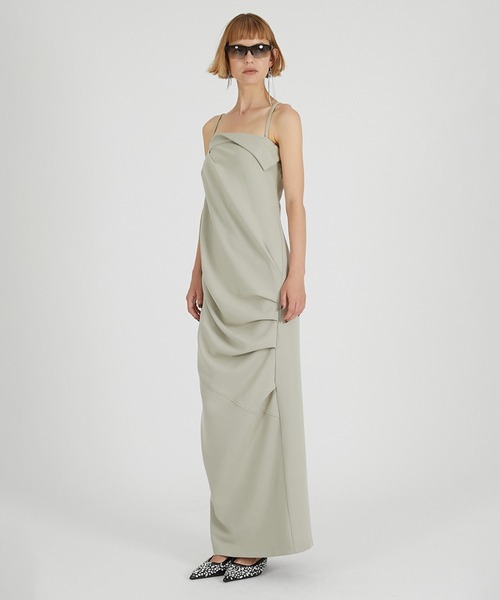 PRANK PROJECT（プランクプロジェクト）の「チューブドレス / Tube Dress（ワンピース・レディース・グレイッシュベージュ/ブラック/グレー・38/36）」の14枚目の写真