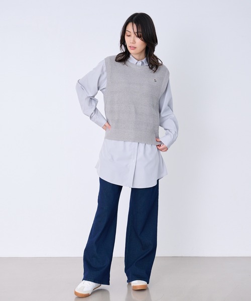 Arnold Palmer（アーノルドパーマー）の「裏ワザデニム タックパンツ（その他パンツ・レディース・インディゴブルー/ライトブルー/ダークインディゴブルー・S/L/M）」の11枚目の写真