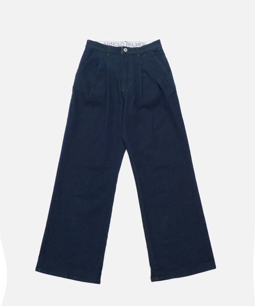 Arnold Palmer（アーノルドパーマー）の「裏ワザデニム タックパンツ（その他パンツ・レディース・インディゴブルー/ライトブルー/ダークインディゴブルー・S/L/M）」の15枚目の写真