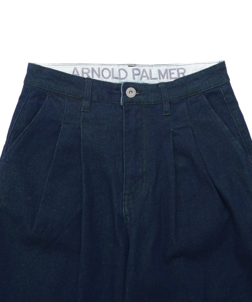 Arnold Palmer（アーノルドパーマー）の「裏ワザデニム タックパンツ（その他パンツ・レディース・インディゴブルー/ライトブルー/ダークインディゴブルー・S/L/M）」の16枚目の写真