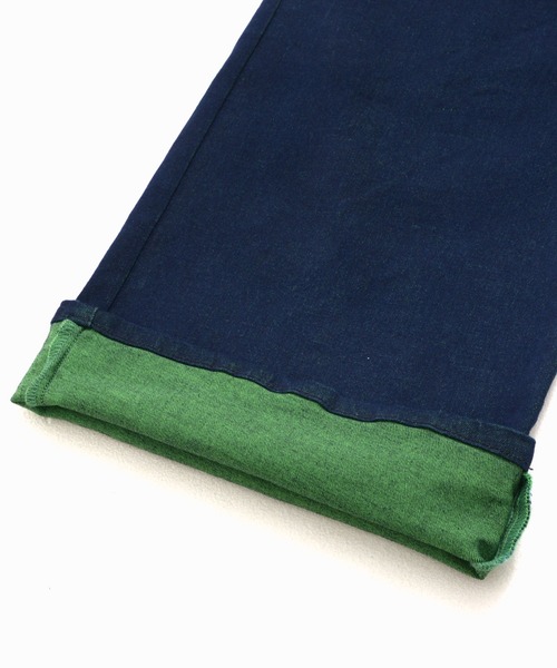 Arnold Palmer（アーノルドパーマー）の「裏ワザデニム タックパンツ（その他パンツ・レディース・インディゴブルー/ライトブルー/ダークインディゴブルー・S/L/M）」の18枚目の写真