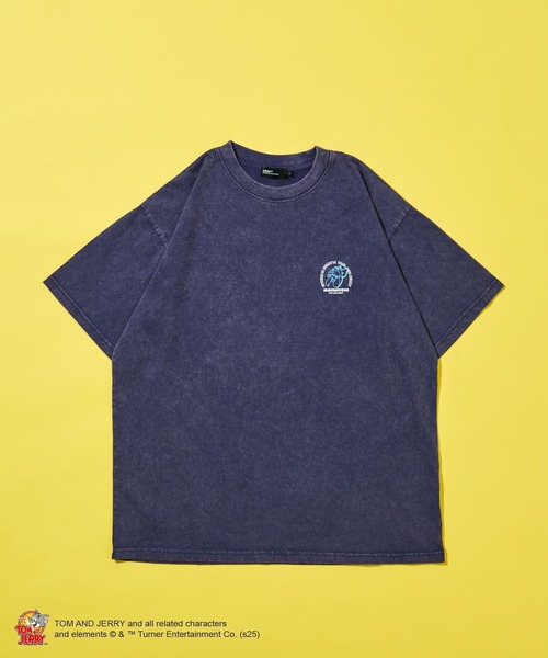 Tom＆Jerry（トムアンドジェリー）の「TOM and JERRY/トムとジェリー タフィー&マッスルTEE（Tシャツ/カットソー・レディース・ベージュ/パープル・M/L）」の9枚目の写真