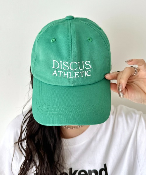 DISCUS(ディスカス)の「DISCUS/ディスカス 6パネル ベースボール キャップ/ロゴ刺繍/(キャップ・レディース・ネイビー/ライトイエロー/ワインレッド/グリーン・FREE)」の5枚目の写真