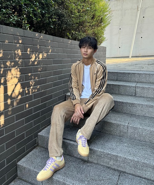 adidas（アディダス）の「SST アディカラー ベロア パンツ / アディダスオリジナルス adidas Originals（スウェットパンツ・メンズ・ブラウン/グレー/ブルー/ブラック/グリーン・3XL/XX-LARGE/X-LARGE/LARGE/MEDIUM/SMALL/X-SMALL/XX-SMALL/5XL/4XL）」の8枚目の写真