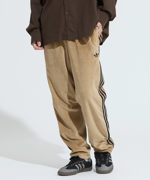 adidas×Beauty&Youth別注 ベロア ブラウン パンツ ゴールド adidas×Beauty&Youth別注 ベロア ブラウン パンツ ゴールド｜Yahoo