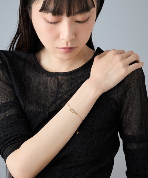 Jouete（ジュエッテ）の「[ミニマル] ブレスレット ホール（ブレスレット・レディース・プラチナム/イエローゴールド・FREE）」の13枚目の写真