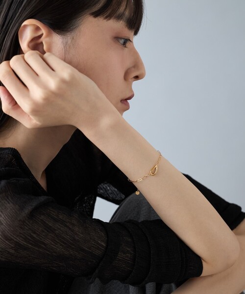 Jouete（ジュエッテ）の「[ミニマル] ブレスレット ホール（ブレスレット・レディース・プラチナム/イエローゴールド・FREE）」の14枚目の写真