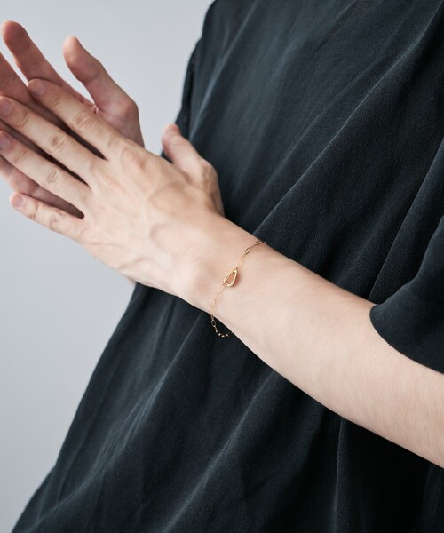 Jouete（ジュエッテ）の「[ミニマル] ブレスレット ホール（ブレスレット・レディース・プラチナム/イエローゴールド・FREE）」の4枚目の写真