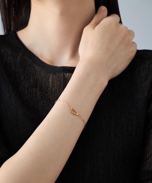Jouete（ジュエッテ）の「[ミニマル] ブレスレット ホール（ブレスレット・レディース・プラチナム/イエローゴールド・FREE）」の5枚目の写真