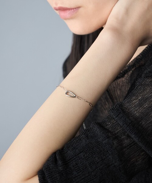 Jouete（ジュエッテ）の「[ミニマル] ブレスレット ホール（ブレスレット・レディース・プラチナム/イエローゴールド・FREE）」の7枚目の写真