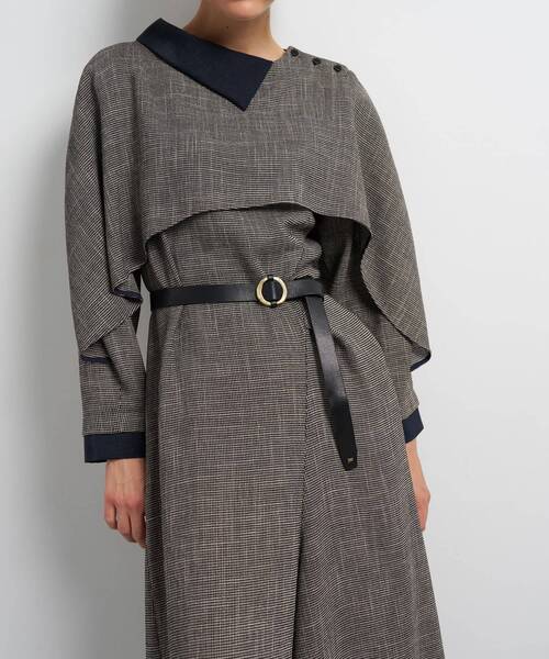 LANVIN en Bleu（ランバンオンブルー）の「レザーリングベルト（ベルト・レディース・ブラック・FREE）」の5枚目の写真