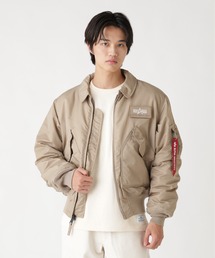 Alpha Industries（アルファインダストリーズ）の「【25FW新作商品】Alpha Industries/アルファインダストリーズ/ALPHA CWU 45/P FLIGHT JACKET（ミリタリージャケット）」