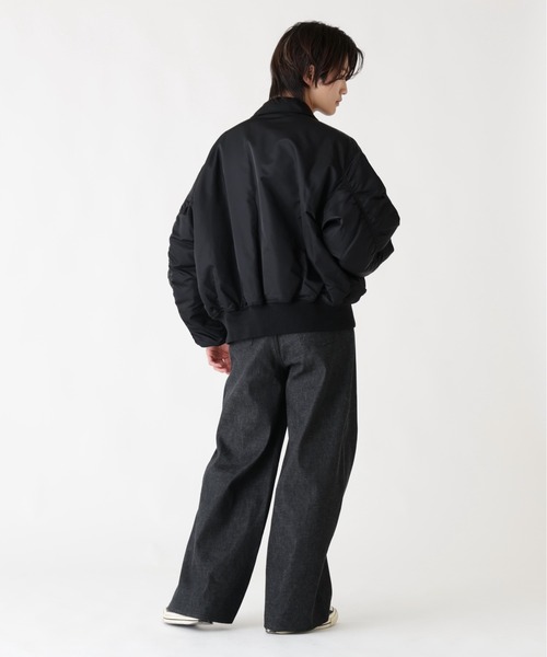 Alpha Industries（アルファインダストリーズ）の「【25FW新作商品】Alpha Industries/アルファインダストリーズ/ALPHA CWU 45/P FLIGHT JACKET（ミリタリージャケット・メンズ・セージグリーン/ブラック/ライトブルー/ライトグレー/ネイビー/カーキ・SMALL/MEDIUM/LARGE/X-LARGE/XX-LARGE）」の8枚目の写真