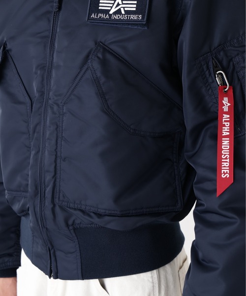 Alpha Industries（アルファインダストリーズ）の「【25FW新作商品】Alpha Industries/アルファインダストリーズ/ALPHA CWU 45/P FLIGHT JACKET（ミリタリージャケット・メンズ・セージグリーン/ブラック/ライトブルー/ライトグレー/ネイビー/カーキ・SMALL/MEDIUM/LARGE/X-LARGE/XX-LARGE）」の20枚目の写真