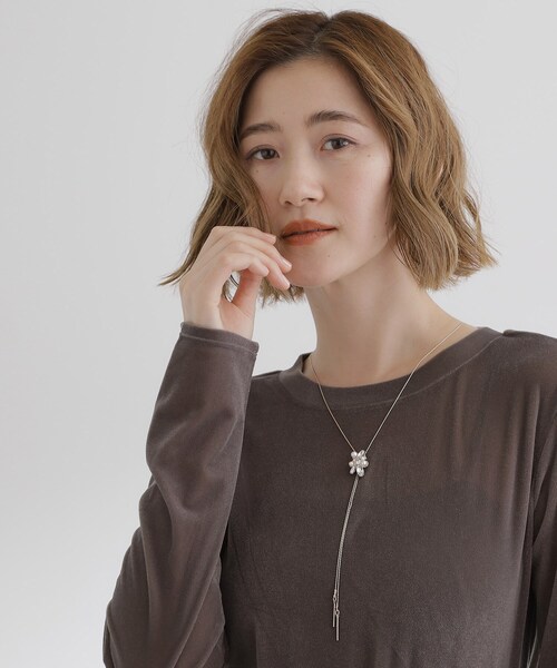 grove（グローブ）の「ビジュースライドネックレス（ネックレス・レディース・ピンクゴールド/ゴールド/シルバー・00）」の10枚目の写真