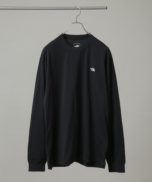 NANO universe(ナノユニバース)の「THE NORTH FACE/L/S FD Nupste Cotton Tee(Tシャツ/カットソー・メンズ・グレー/オフホワイト/ブラック・L/M/XL)」の1枚目の写真