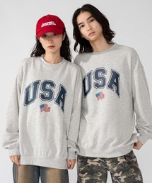 WEGO | WEGO/【25年秋冬新作】アソートグラフィックプルオーバー(スウェット)