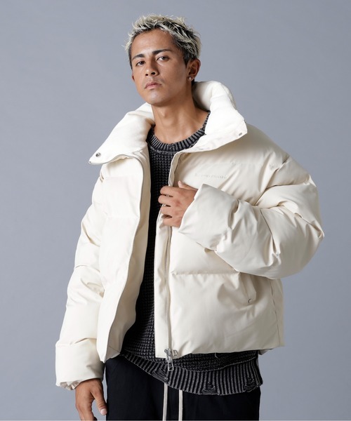 DANKE SCHON（ダンケシェーン）の「DankeSchon/ダンケシェーン/3LAYER NYLON BACK ZIP BLOUSON（ブルゾン・メンズ・グレー/オフホワイト/ブラック・L/M/S）」の4枚目の写真