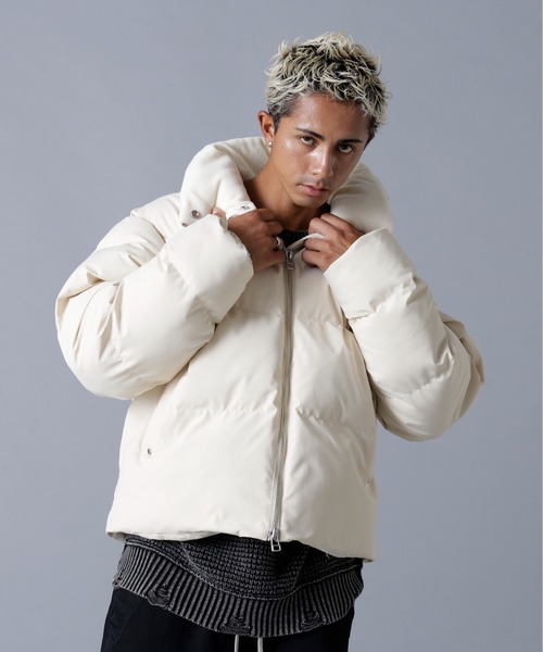 DANKE SCHON（ダンケシェーン）の「DankeSchon/ダンケシェーン/3LAYER NYLON BACK ZIP BLOUSON（ブルゾン・メンズ・グレー/オフホワイト/ブラック・L/M/S）」の7枚目の写真