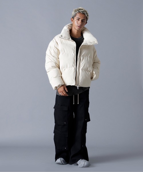 DANKE SCHON（ダンケシェーン）の「DankeSchon/ダンケシェーン/3LAYER NYLON BACK ZIP BLOUSON（ブルゾン・メンズ・グレー/オフホワイト/ブラック・L/M/S）」の10枚目の写真