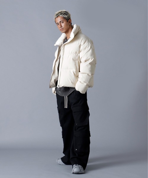 DANKE SCHON（ダンケシェーン）の「DankeSchon/ダンケシェーン/3LAYER NYLON BACK ZIP BLOUSON（ブルゾン・メンズ・グレー/オフホワイト/ブラック・L/M/S）」の11枚目の写真