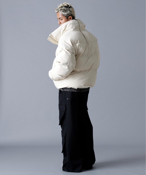 DANKE SCHON（ダンケシェーン）の「DankeSchon/ダンケシェーン/3LAYER NYLON BACK ZIP BLOUSON（ブルゾン・メンズ・グレー/オフホワイト/ブラック・L/M/S）」の13枚目の写真