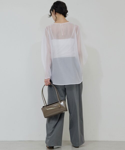 シアーカーブスリーブブラウス（シャツ/ブラウス）｜GALLARDAGALANTE