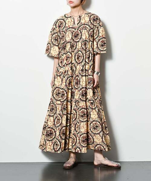 CITYSHOP AFRICAN WAX PRINT DRESS：ワンピース AFRICAN WAX PRINT DRESS：ワンピース（ワンピース）｜CITYSHOP