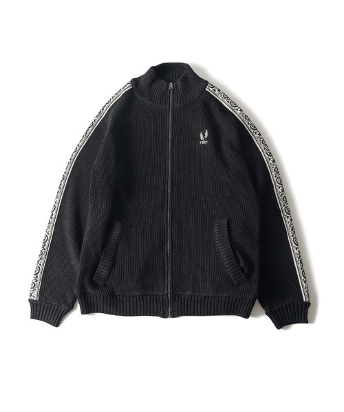 Subciety（サブサエティ）の「Knit track jkt（ブルゾン・メンズ・ブルー/オフホワイト/ブラック・X-LARGE/LARGE/MEDIUM/SMALL）」の5枚目の写真