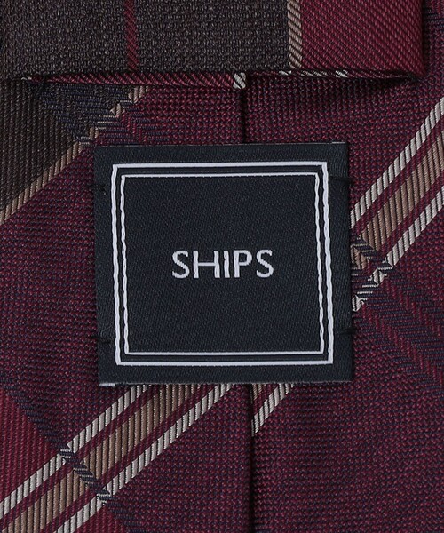 SHIPS（シップス）の「SHIPS: シルク デラヴェ チェック ネクタイ（ネクタイ・メンズ・ブラウン/ライム/ロイヤルブルー/ネイビー・3）」の9枚目の写真