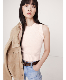 Banana Republic（バナナリパブリック）の「コットンシルク クロップド ニットタンクトップ（ニット/セーター）」