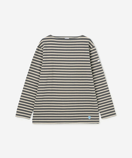 ORCIVAL(オーシバル)の「ORCIVAL | コットンロード フレンチバスクTシャツ MEN(Tシャツ/カットソー・メンズ・ホワイト系その他6/グレー系その他/ブラウン系その他/ブラック/ブルー系その他5/アイボリー/ブラック系その他/ダークブラウン/グリーン系その他/ブラック系その他2/ホワイト系その他5/ベージュ系その他/レッド系その他/ブルー系その他/グレイッシュベージュ/イエロー系その他・4/6/5/3)」の7枚目の写真