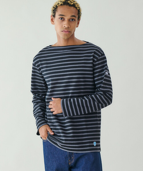 ORCIVAL | コットンロード フレンチバスクTシャツ MEN（Tシャツ