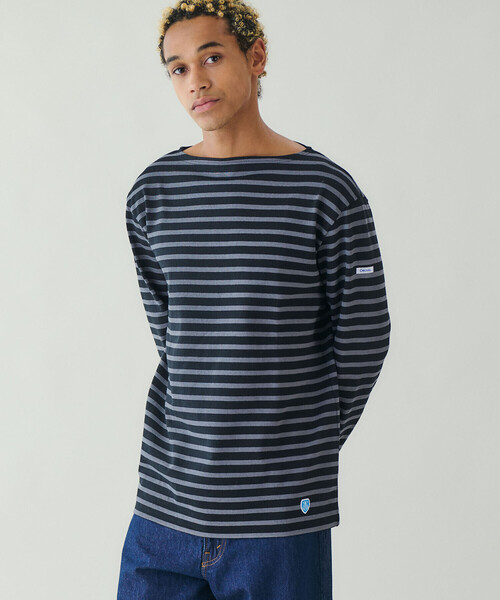 ORCIVAL | コットンロード フレンチバスクTシャツ MEN（Tシャツ