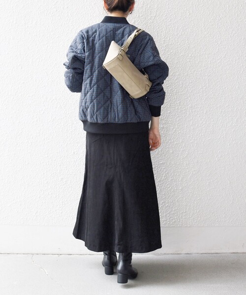 【お値下げ】新品未使用⭐︎SHIPS any: チェック バーシティ ブルゾン セール】SHIPS any: キルティング チェック バーシティ ブルゾン